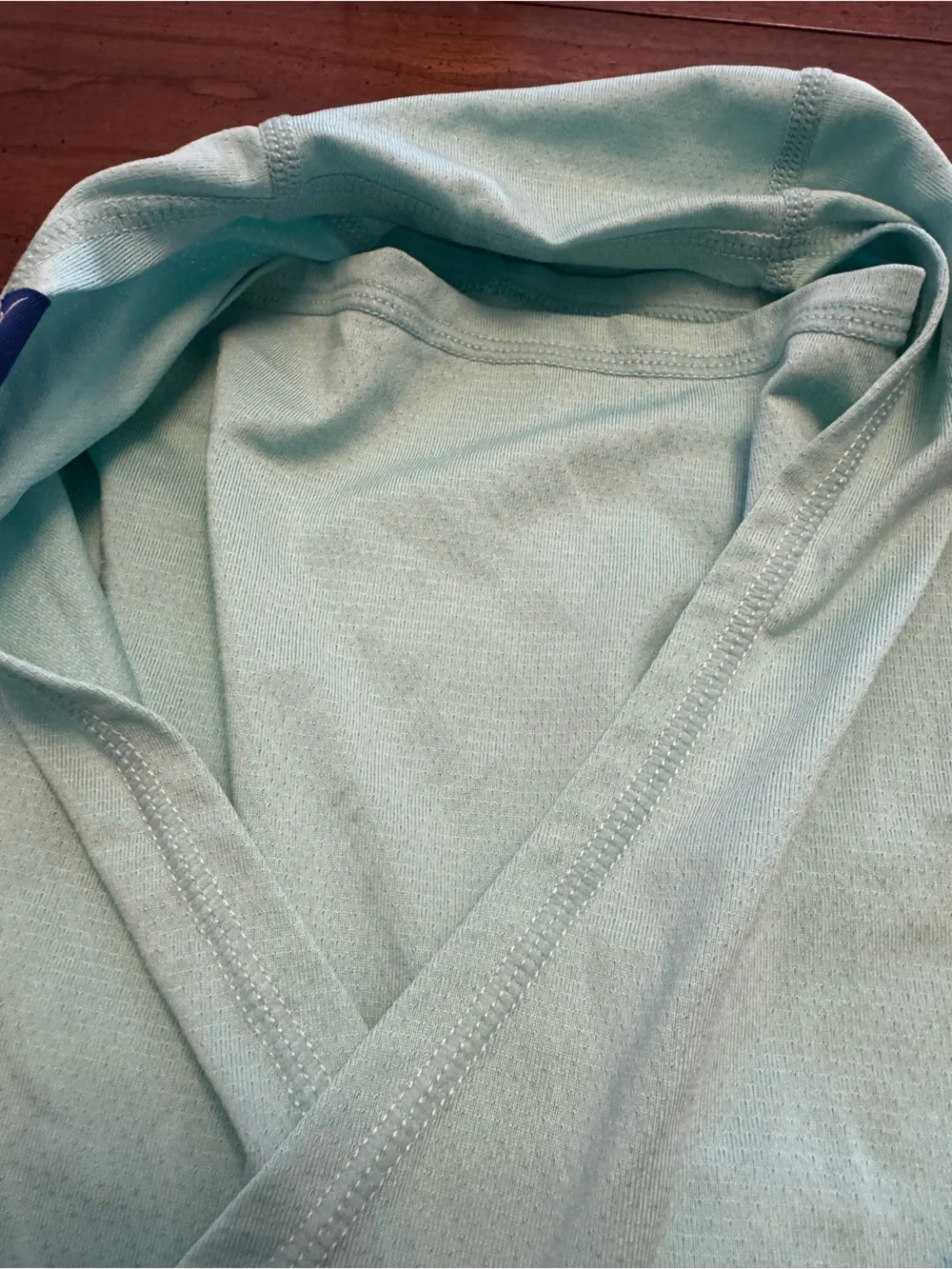 Aftco Youth Samurai LS Shirt Built-in Buff | Medium | Blueish Green